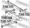 FEBEST TAB-147 Control Arm-/Trailing Arm Bush